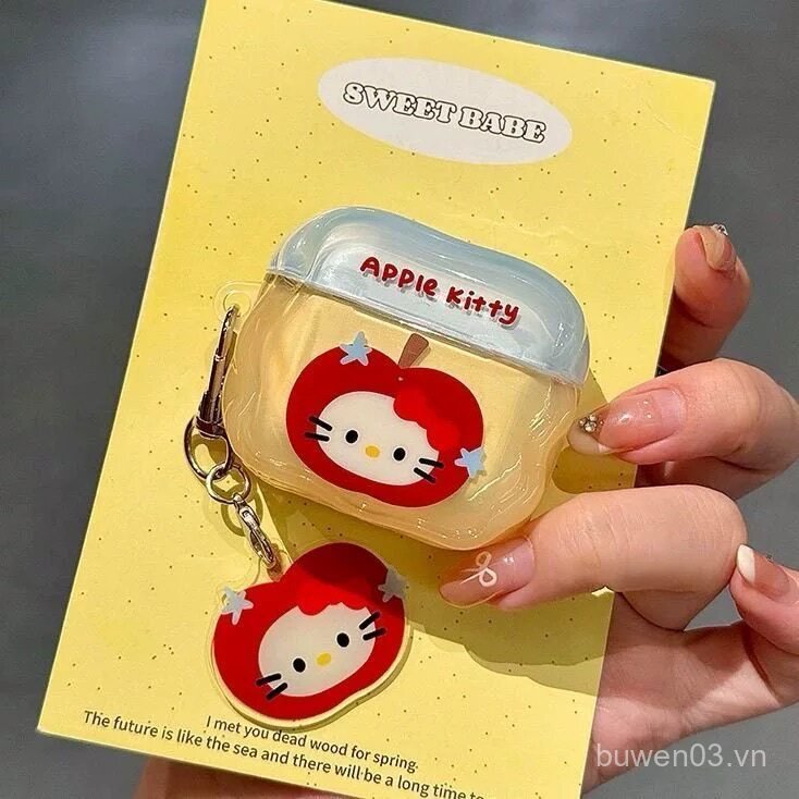 Apple Hello Kitty dễ thương Thích hợp cho Edifier Flower Re-ZeroBuds Vỏ bảo vệ Promagicair Soft ZERO