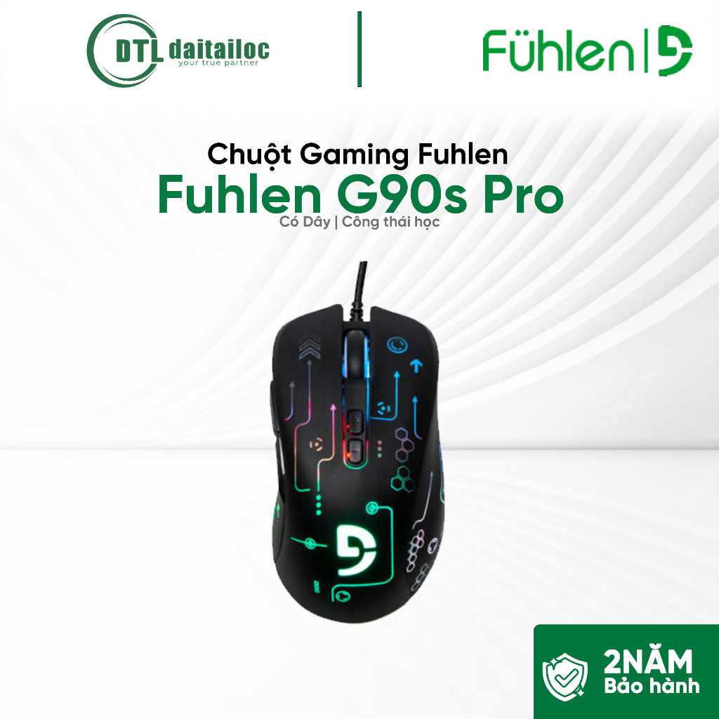 Chuột Fuhlen G90s Pro | Chính Hãng | Bảo Hành 24 Tháng