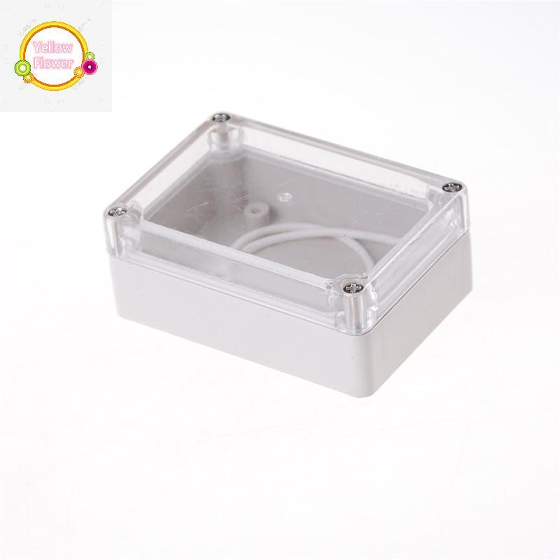 YellowFlower 85x58x33 Vỏ trong suốt chống nước Cáp điện tử Hộp dự án Vỏ bọc TH