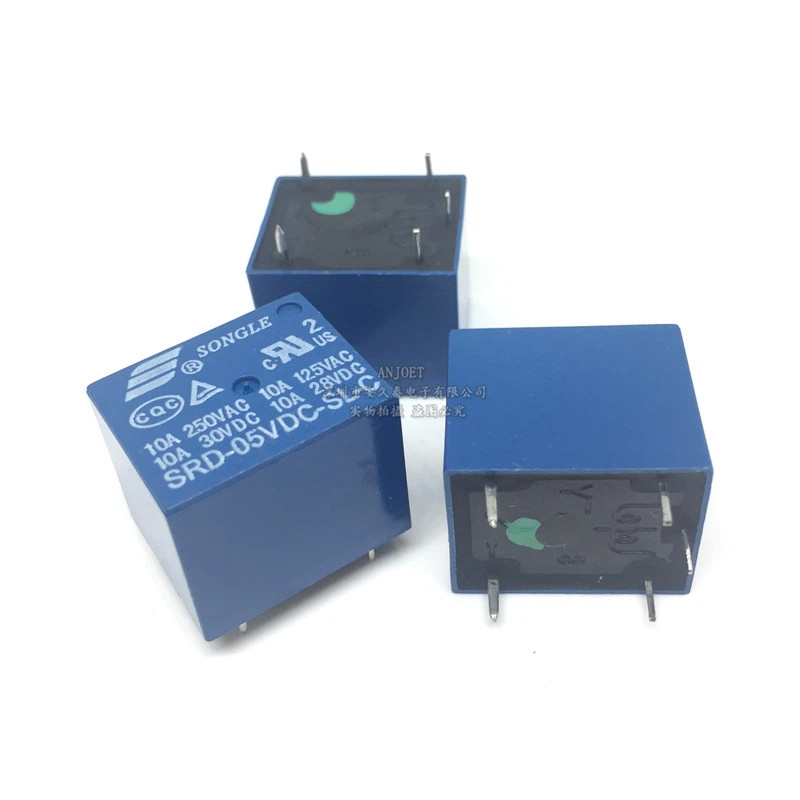 Rơle nguồn SRD-05VDC-SL-C 12VDC 24VDC DC3V DC9V 4 chân / 5 chân
