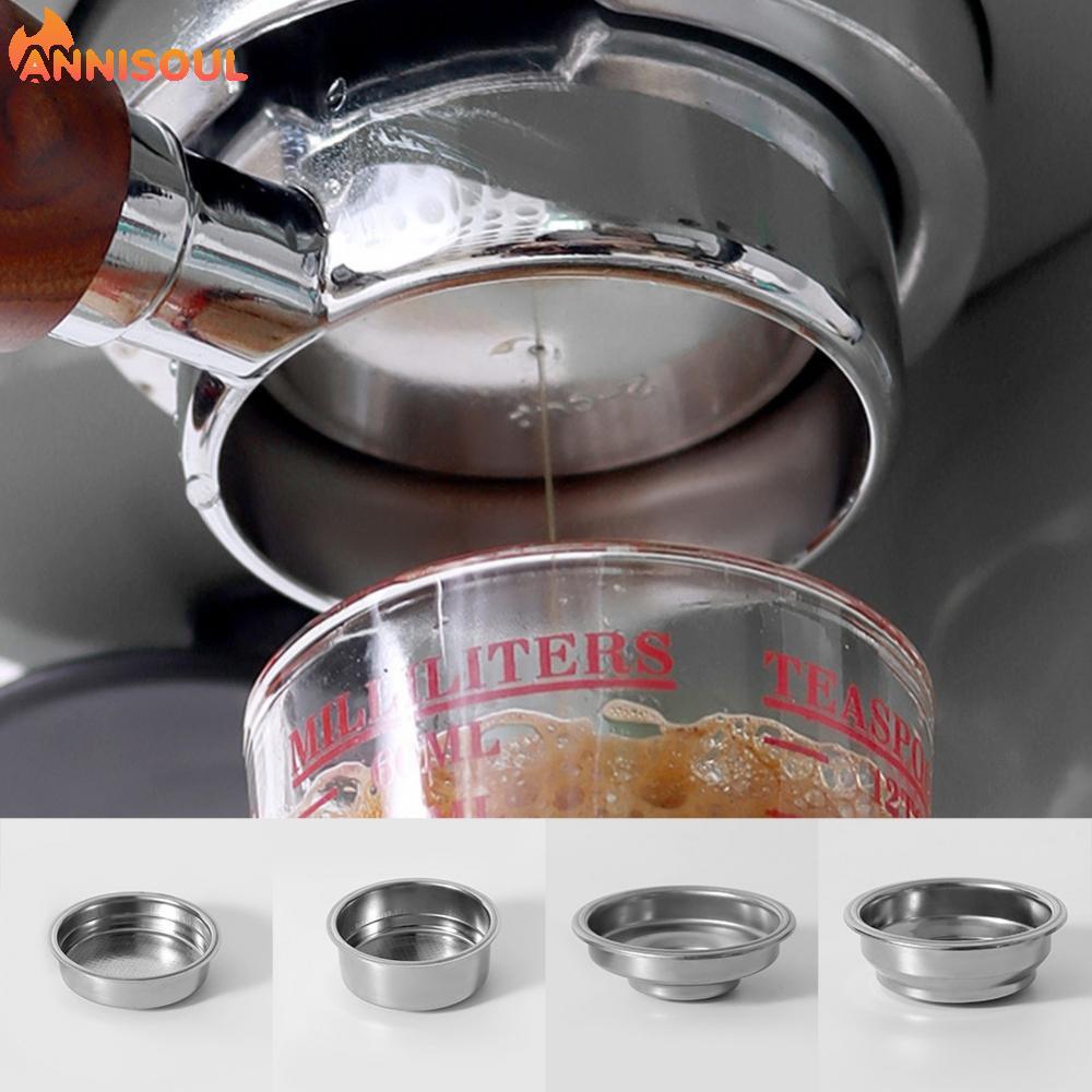 [NISO]Coffee Machine Filter Basket 304 Stainless Steel Strainer  51MM / 58MM Reusable