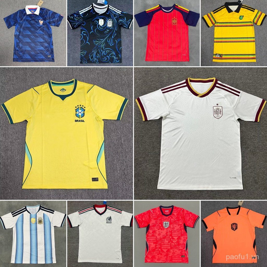 Áo bóng đá World Cup 2026 Argentina Hà Lan Pháp Mexico Ghana Ý Tây Ban Nha Brazil Jersey / 5.11