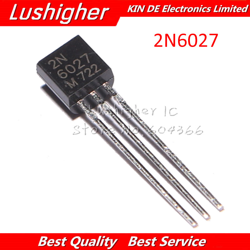 10 CÁI 2N6027 TO-92 2N 6027 TO92 Transistor 150MA 40V
