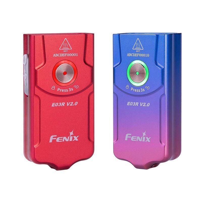 Fenix Phoenix E03R V2.0 - Móc Khóa Đèn Pin Mini, Ánh Sáng Mạnh, Dễ Sạc, Phù Hợp Cho Every Day Carry