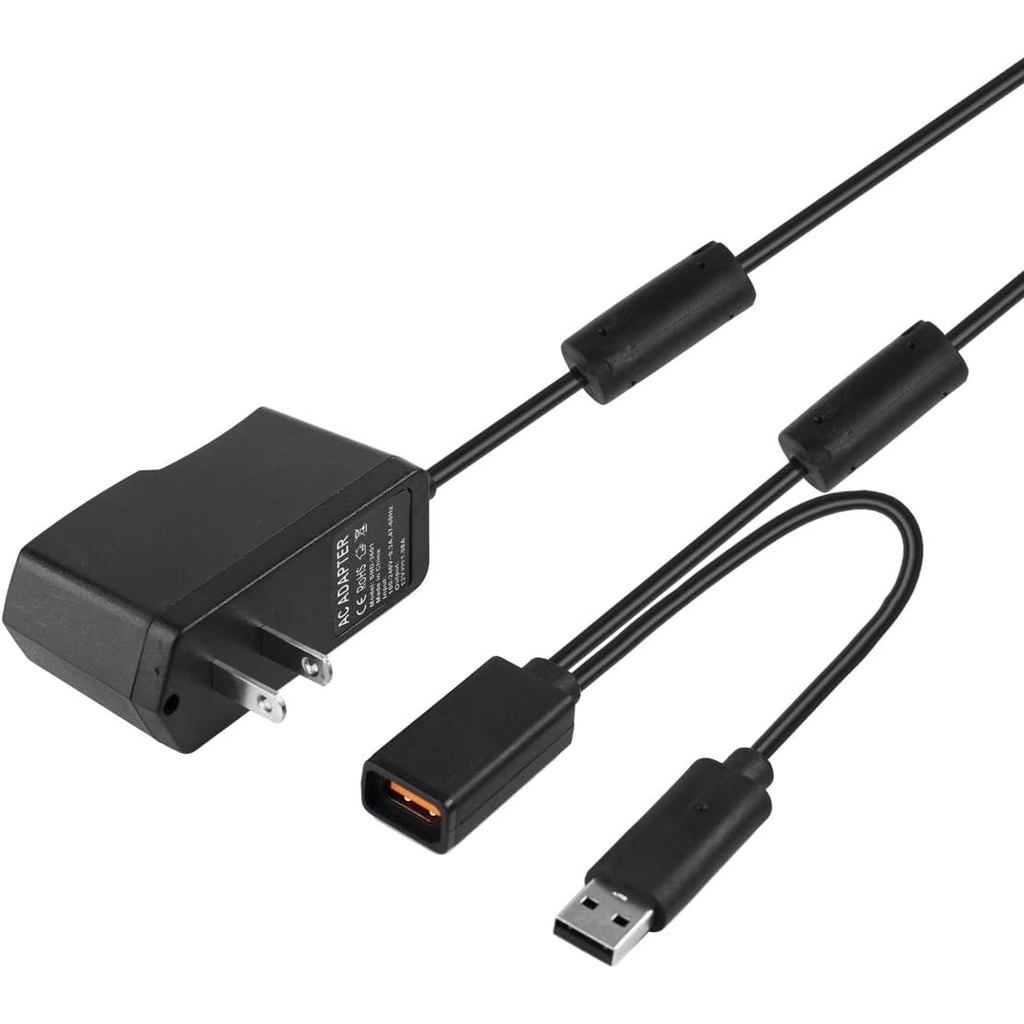 VSEER Kinect USB AC Adapter Nguồn Điện Dây Cáp Thay Thế Cho Mircosoft Xbox 360 Kinect Hệ Thống Cảm B