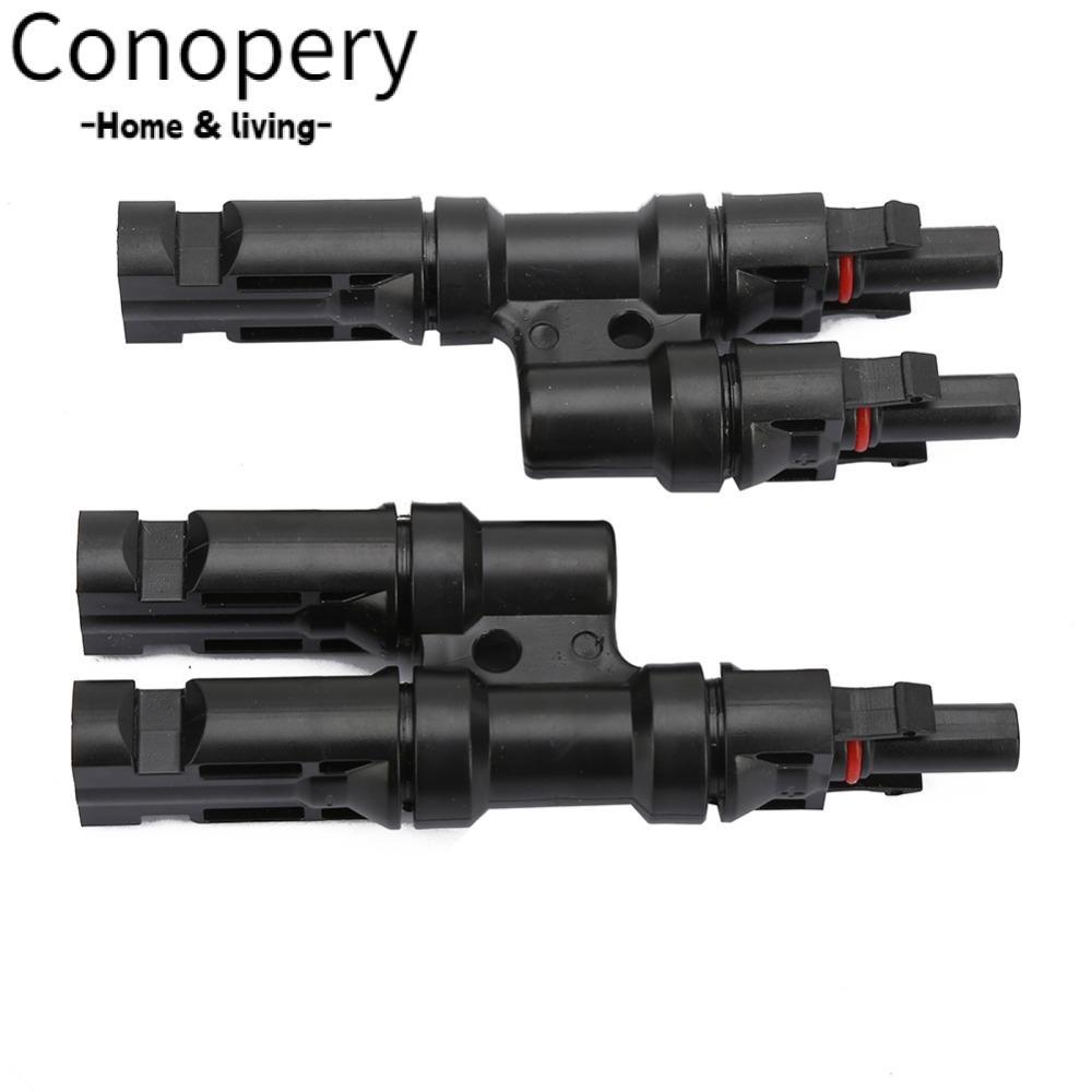 CONOPERY 1 Cặp Đầu nối nhánh T, Bộ chia dây ba chiều điện áp thử nghiệm 6000V, Cáp chuyển đổi song s