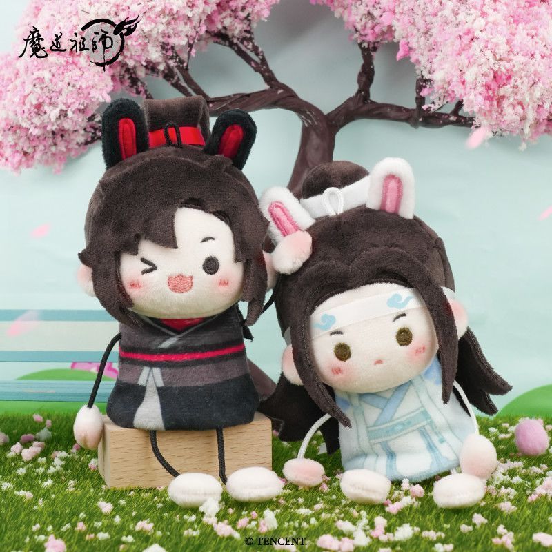 【Fast shipping】ma đạo tổ sư tiểu mô hình gấu bông thuyết truyện tranh quạt Wei Wuxian Lan Wangji dol