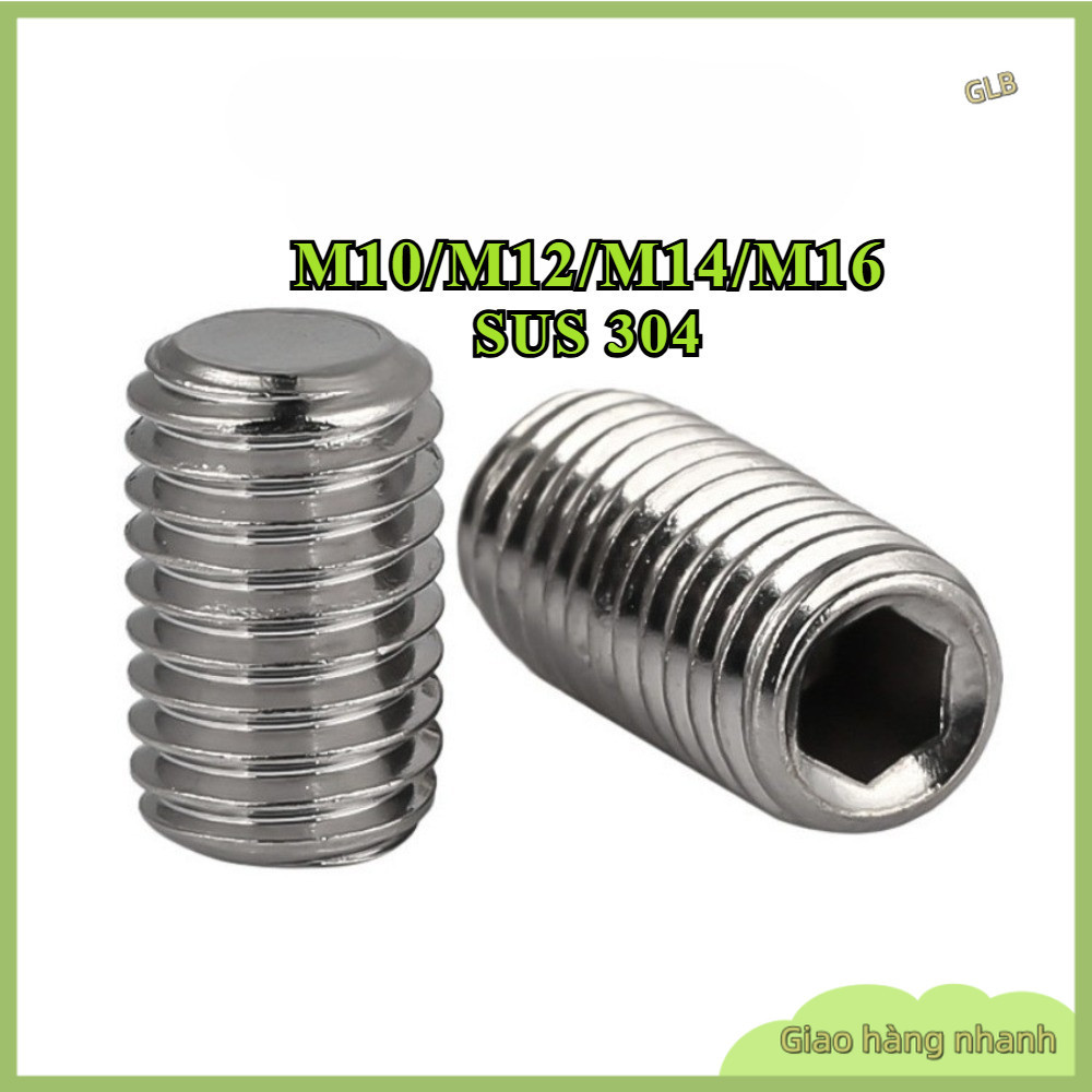 Vít trí lục giác chìm Inox 304 - Ốc cấy lục giác âm các loại  / Vít Trí Lục Giác Chìm Đầu Bằng Inox 
