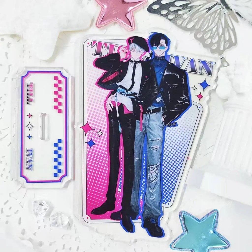 Standee Alien Stage Mô Hình Mica Ivan Till CP Figure Anime Trang Trí Bàn Học Decor Quà Tặng Fan ALNS