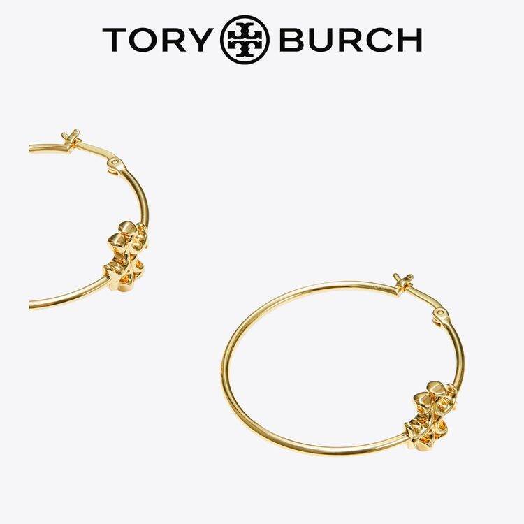 Tory Burch/outlet Tb Eleanor Hoop Earrings 83431