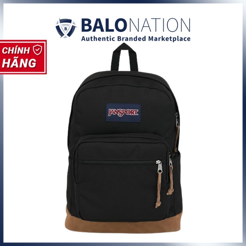 [CHÍNH HÃNG] Balo JANSPORT (USA) Right Pack 28L laptop 15 inch - Balo du lịch đơn giản, nhẹ, đế da, 