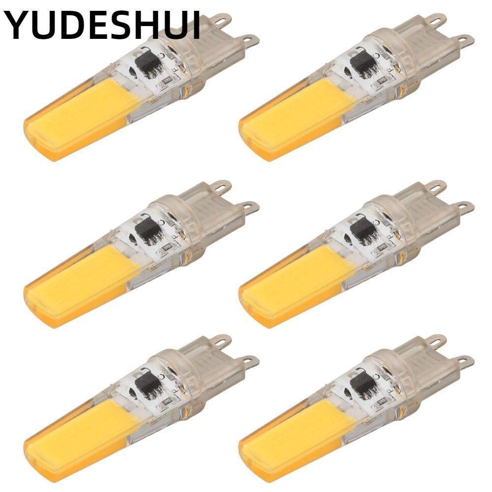 Đèn LED Bi Pin YudhUI 6 CÁI, Đèn LED 220V COB G9, Đèn LED Nhỏ G9 3000K 6500K 5W Đèn LED Tủ