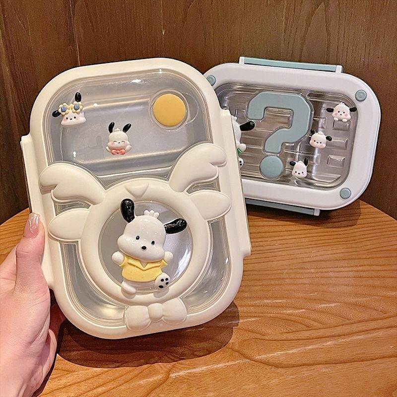 Pacha Dog Cute Cartoon Stainless Steel Lunch Box Office Worker Lunch Box Student Canteen Bento Lunch