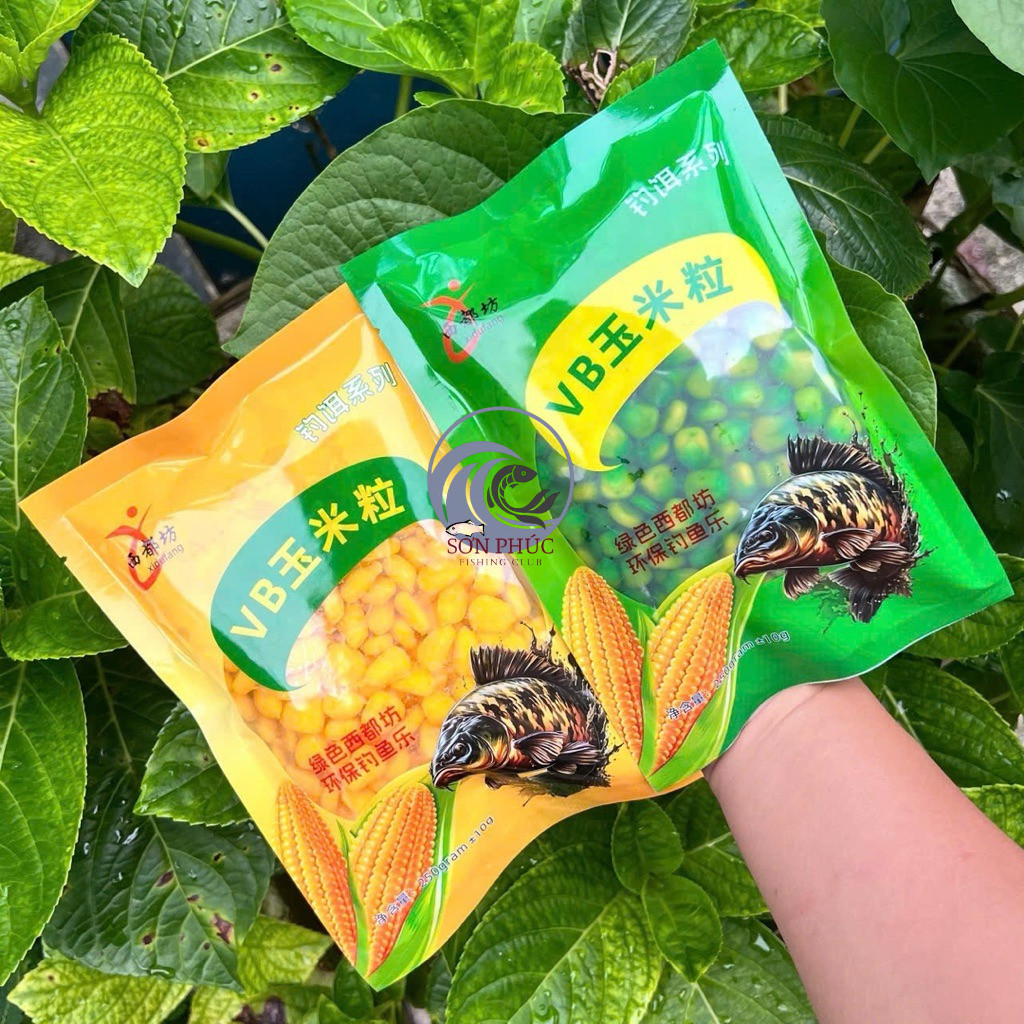 Hạt Ngô Câu Cá VB Sử Dụng Câu Ngâm Móc Lưỡi Câu Cá Trọng Lượng 300gr, Ngô Ngâm Sẵn Câu Cá, Ngô Ngâm 