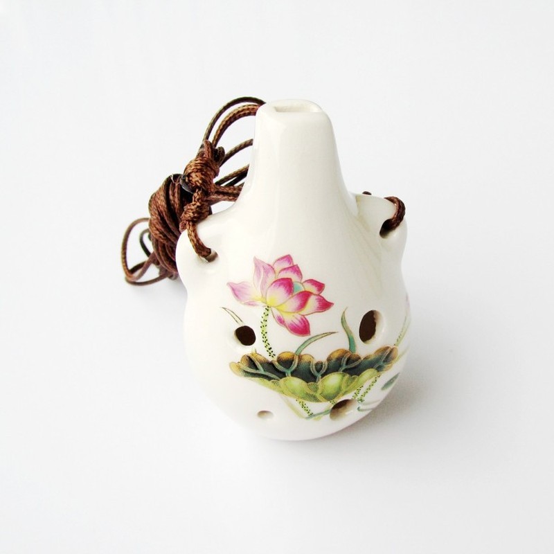 Ocarina 6 lỗ gốm dành cho người mới bắt đầu Học sinh tiểu học Alto C-Tuned Sáu lỗ AC-Tuned Trẻ em