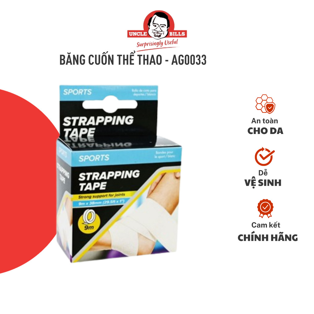 Băng cuốn thể thao UNCLE BILLS 9m x 38 mm - AG0033