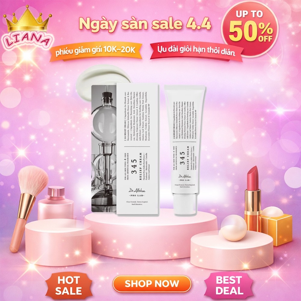 Kem Dưỡng Da Dr.Althea 345 – Dưỡng Ẩm, Hỗ Trợ Phục Hồi Da, Phù Hợp Da Nhạy Cảm