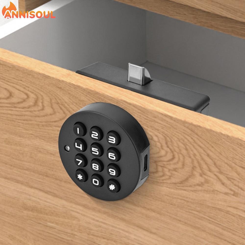 [NISO]Smart Cabinet Lock 4-10 Digit Password AAA Battery Powered Low Battery Alarm