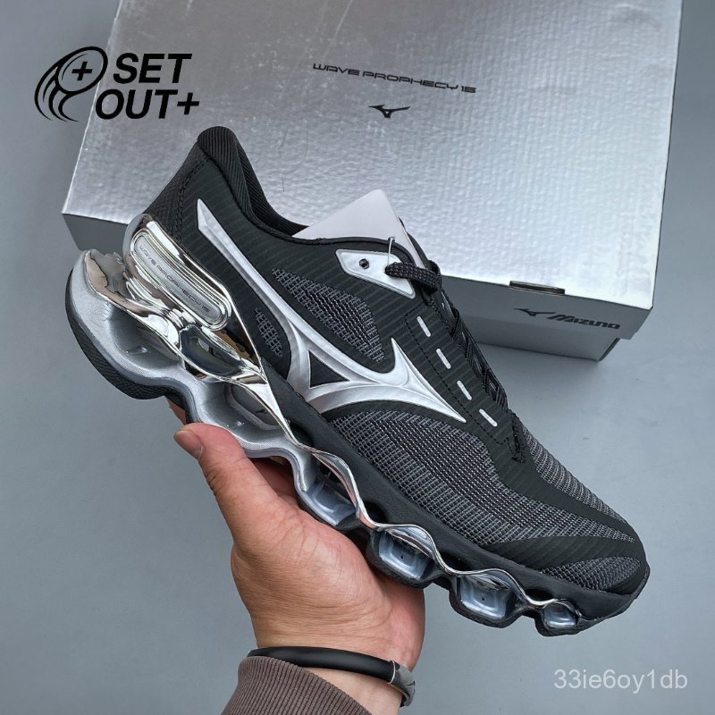 Giày Mizuno Wave Prophecy 15 unisex retro running sneaker mesh thoáng khí chính hãng best seller