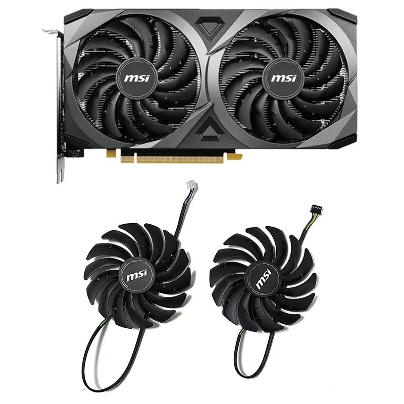 2 chiếc 95mm PLD10010S12HH RTX3060 gpu quạt làm mát cho MSI RTX 3070 3060 3060Ti Ventus 2X OC card đ