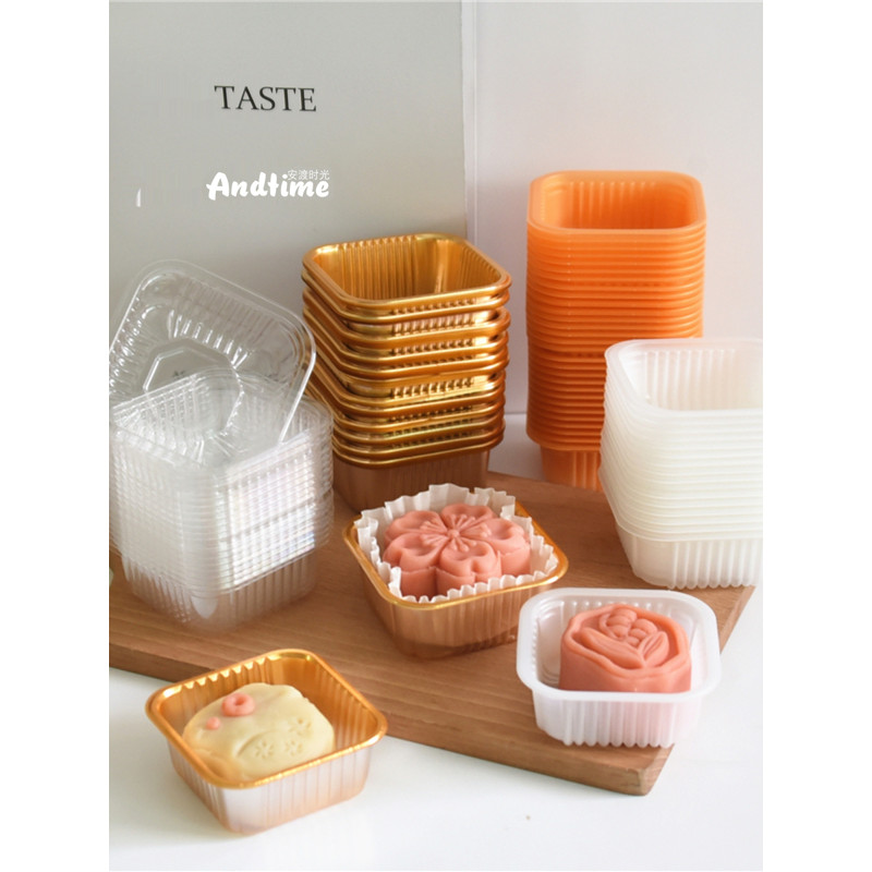 100 Dày 50g 75g 80g 100g Toqing Nhóm Khay Trứng Lòng Đỏ Giòn Khay Đá Da Trung Thu Bánh Trung Thu Kha
