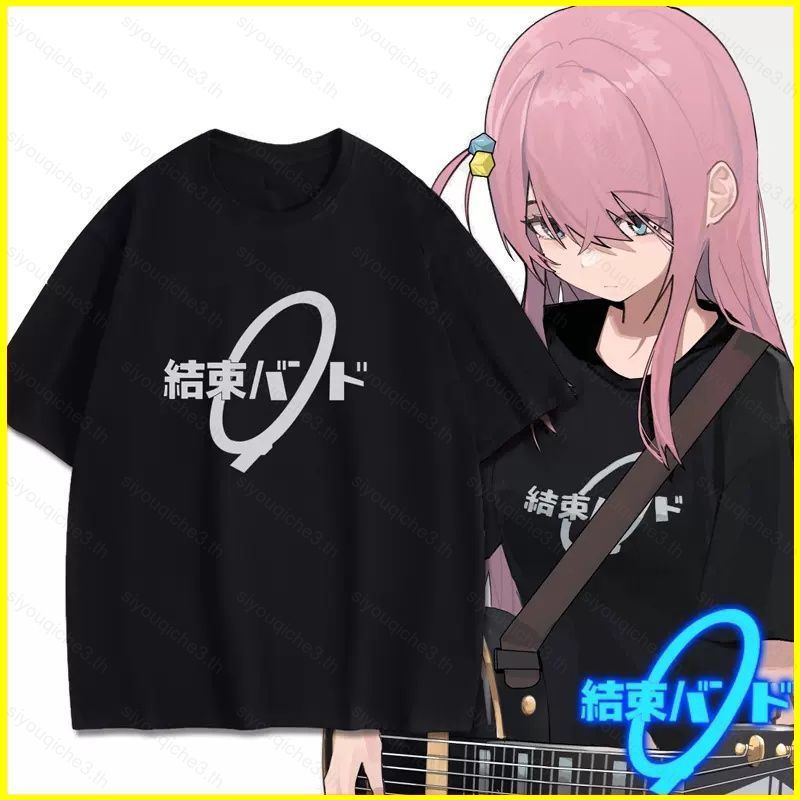 SY3 BOCCHI THE ROCK Gotoh Hitori Ijichi Nijika kessoku bando Cosplay vải 3D mùa hè Áo thun ngắn tay 
