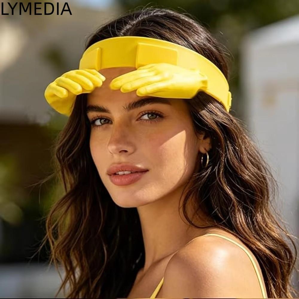 Mũ chống nắng LYMEDIA, Mũ chống nắng in ngoài trời chống tia cực tím hai lớp, Dụng cụ chống nắng Băn