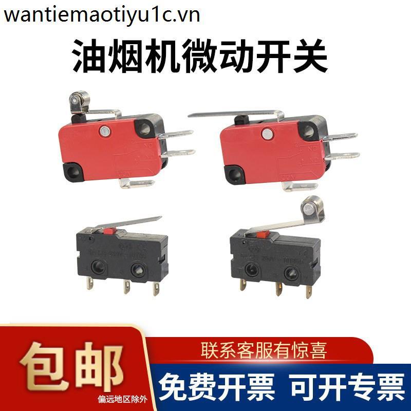 Leqing Range Hood Micro Switch 5 / 15 / 16A Giới hạn đột quỵ thường mở thường đóng Phụ tùng sửa chữa
