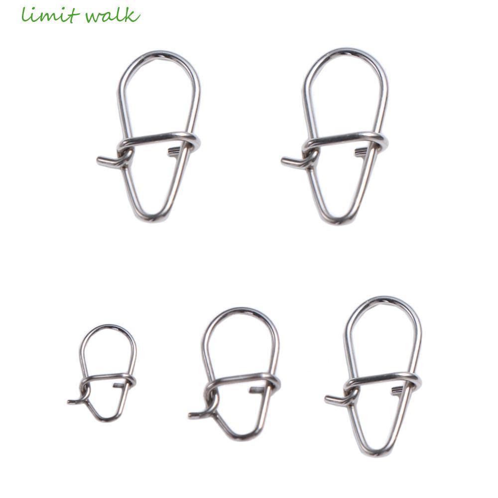 GIỚI HẠN WALK Mồi Câu Cá Kết Nối Dụng Cụ Cá 00 # -3 # 100 Chiếc Pesca Khóa Snap Kết Nối Câu Cá Móc S