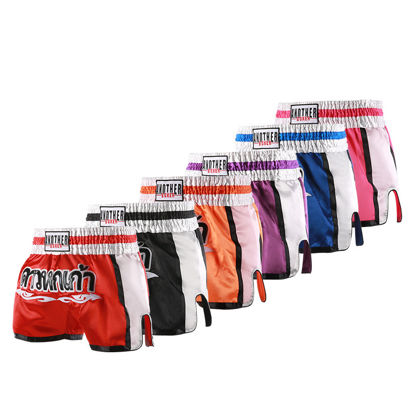 Muay Thai Shorts Comprehensive Fighting Competition Pants Martial Arts Clothes for Sanda Muay Thai S