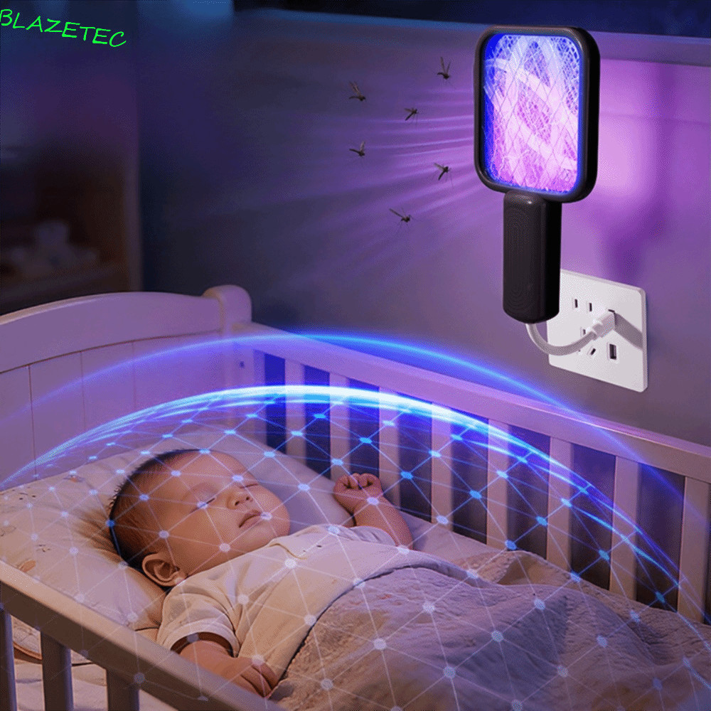 Bẫy muỗi ánh sáng tia cực tím BLAZETEC, Lưới bảo vệ cách nhiệt có thể điều chỉnh Bẫy bẫy muỗi USB, T