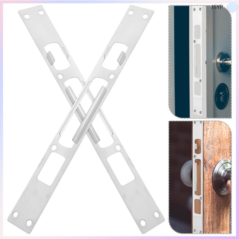 Dead Bolt Strike Plate Deadbolt Bộ cài đặt 2 chiếc junshaoyipin
