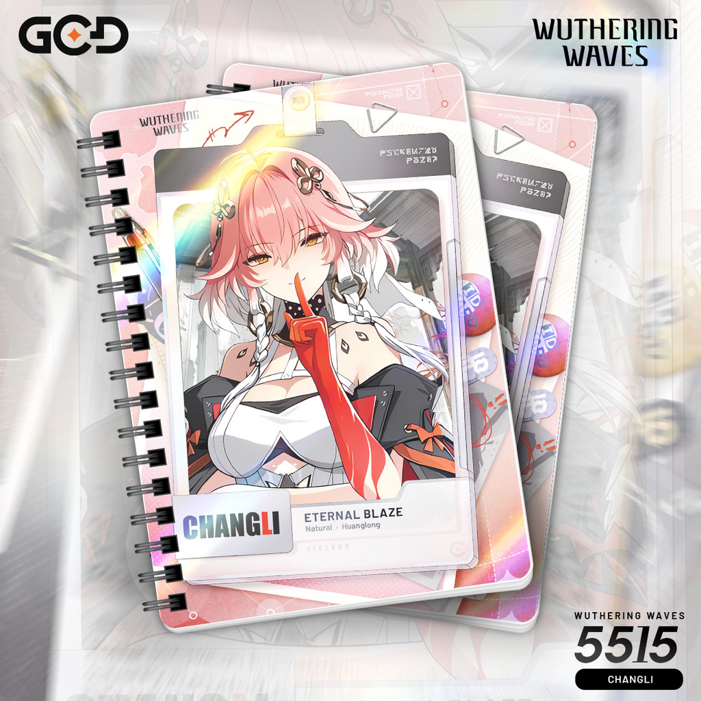 Mới | Sổ tay Wuthering Waves 100 trang với bộ sưu tập Student ID Collection Siêu đẹp - GCD Shop