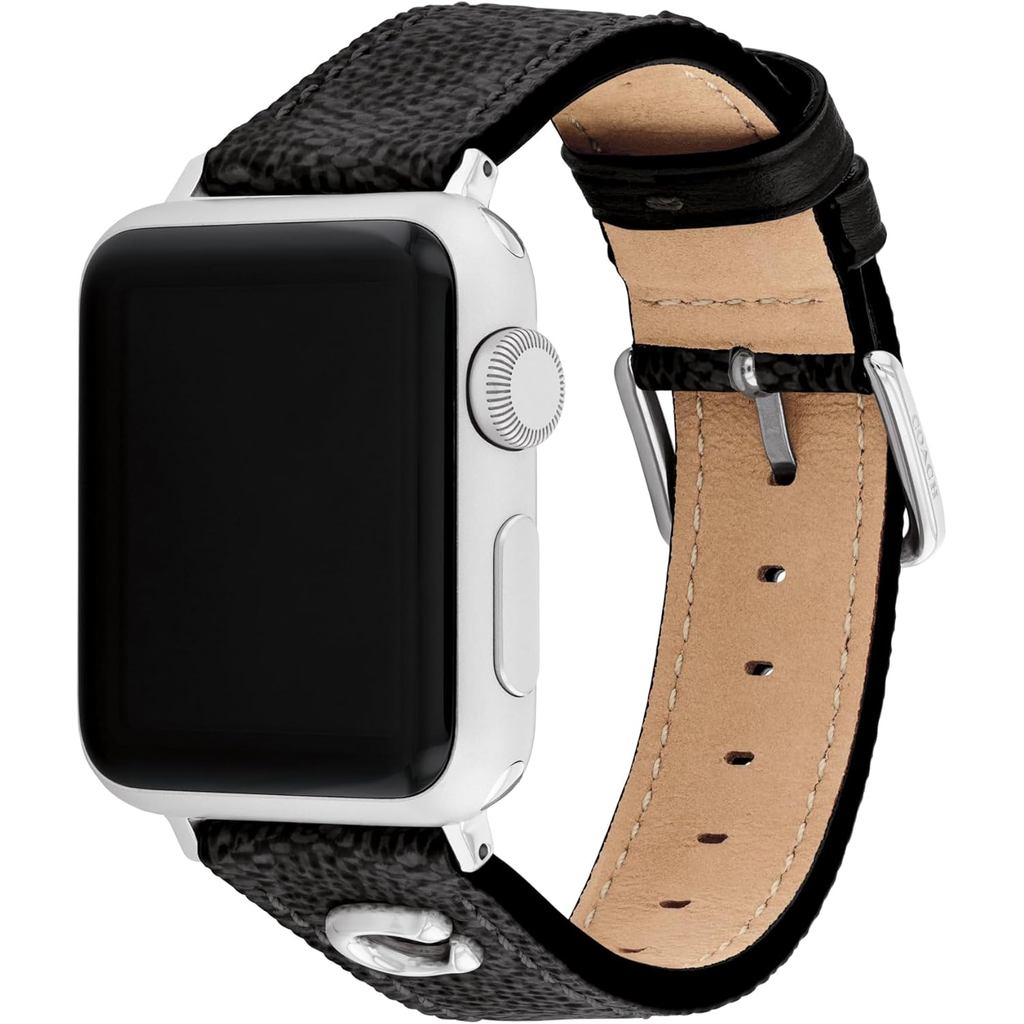 Dây đeo Apple Watch COACH, Tương thích với Apple Watch 38mm, 40mm, 41mm, Dây đeo có thể hoán đổi với