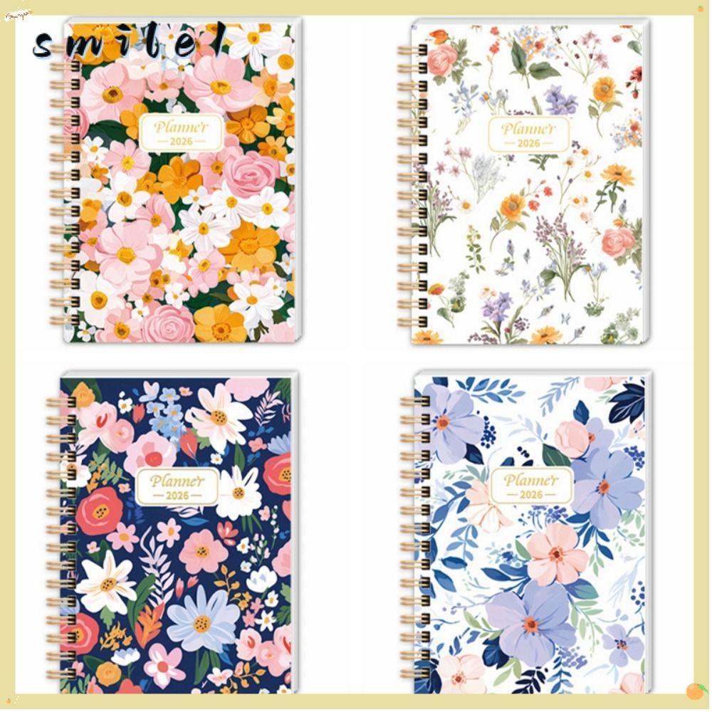 SMILE 2026 Planner, A5 Jan.2026 - Dec.2026 Lịch 2026, Lịch trình nghị sự hàng tuần và hàng tháng Sắp