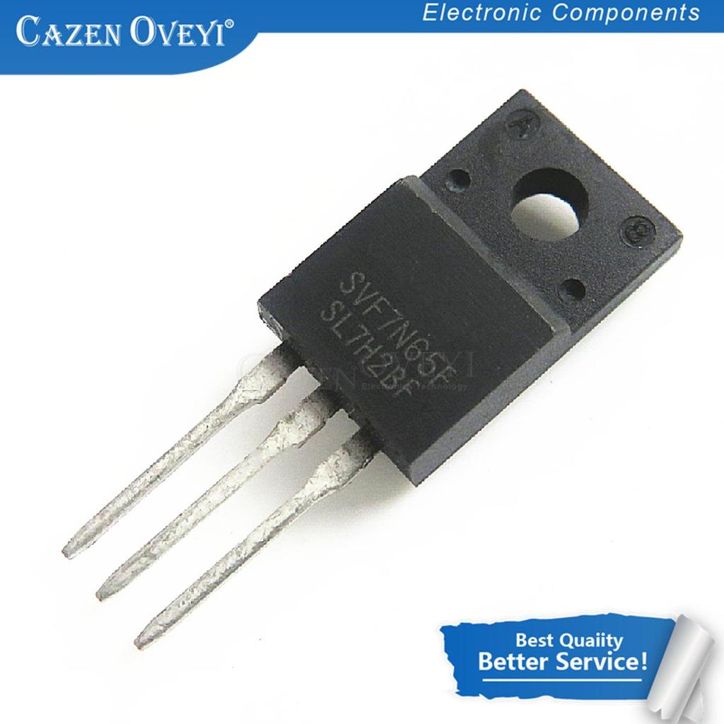 10 Cái / lốc SVF7N65F TO-220F SVF7N65 7N65 7A 650V TO-220 Còn Hàng
