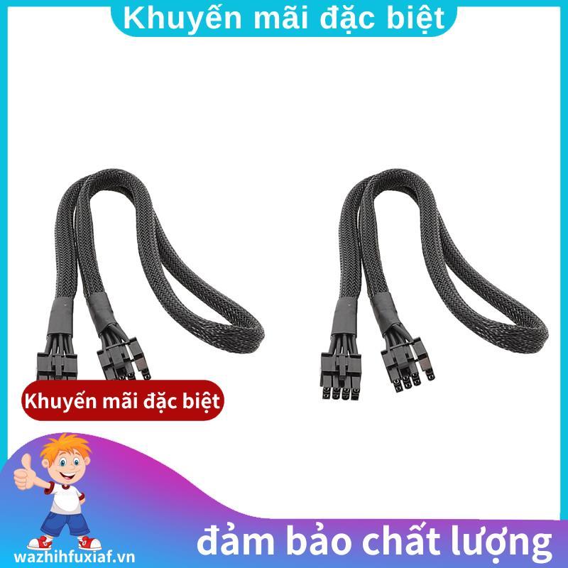 2X GPU PCIe 8PIN đến 8PIN (6 + 2) Cáp cấp nguồn Pin cho A850GL ATX3.0 A750GL ATX3.0 A850GL (Trắng) A