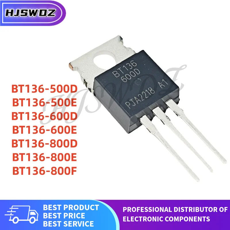 10 Cái / lốc Mới BT136-500D BT136-500E BT136-600D BT136-600E BT136-800D BT136-800E BT136-800F TO-220