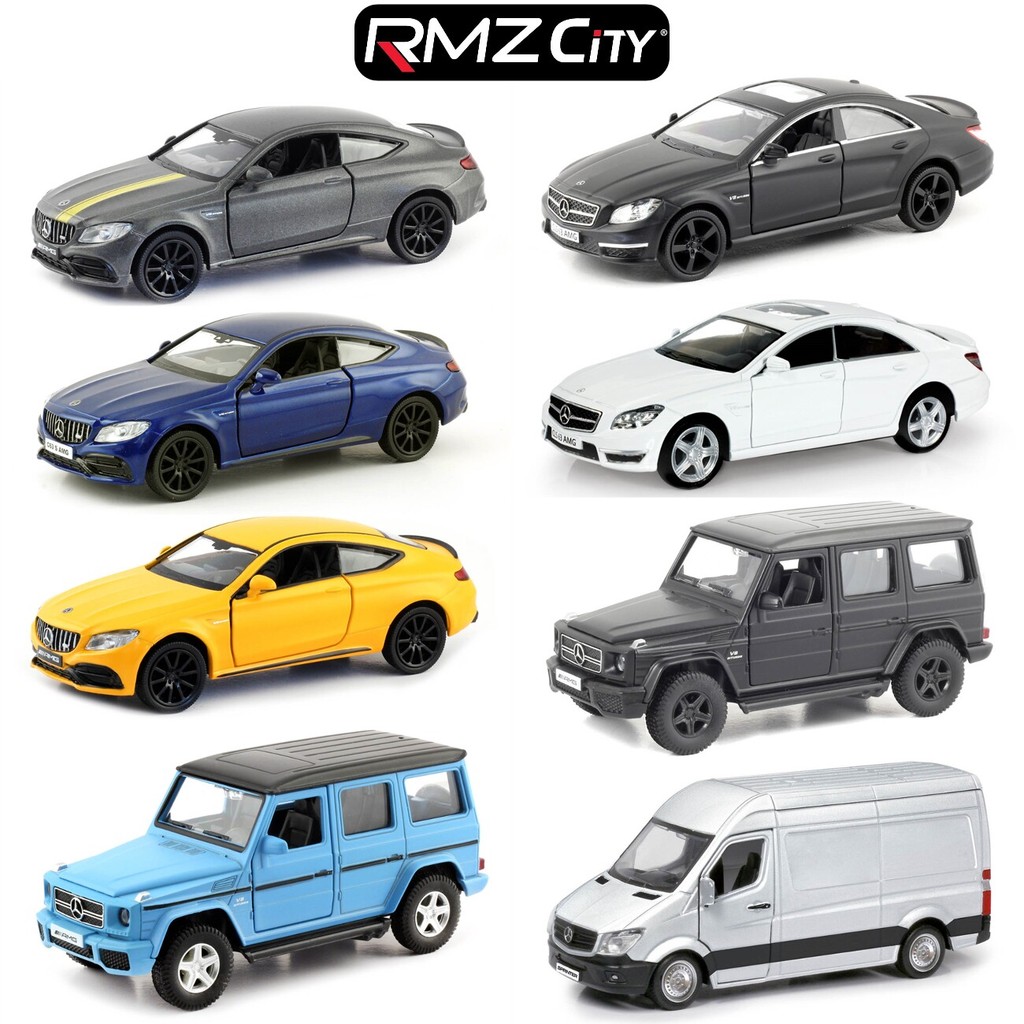 [Xe mô hình] Mercedes-Benz G63 Lingte C63 E-Class SUV Xe thể thao kéo lùi