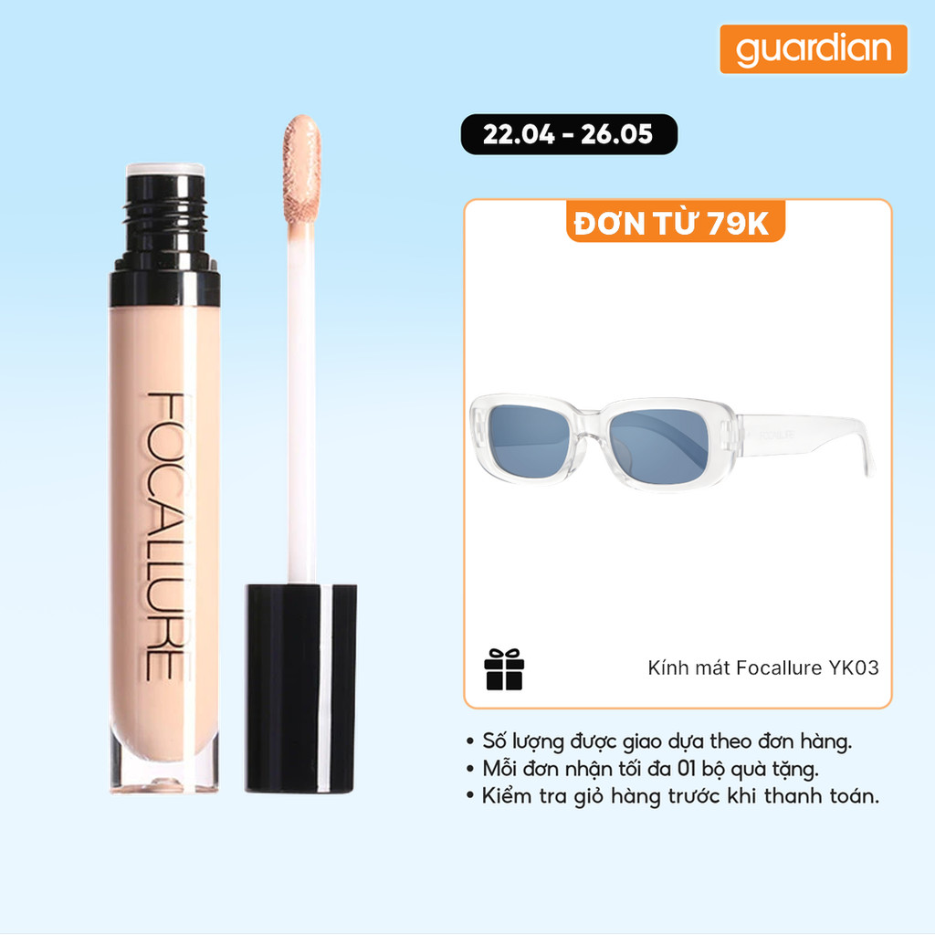 Kem Che Khuyết Điểm Mịn Màng Hoàn Hảo, Đa Mục Đích Focallure Full Coverage FA52 3,8g