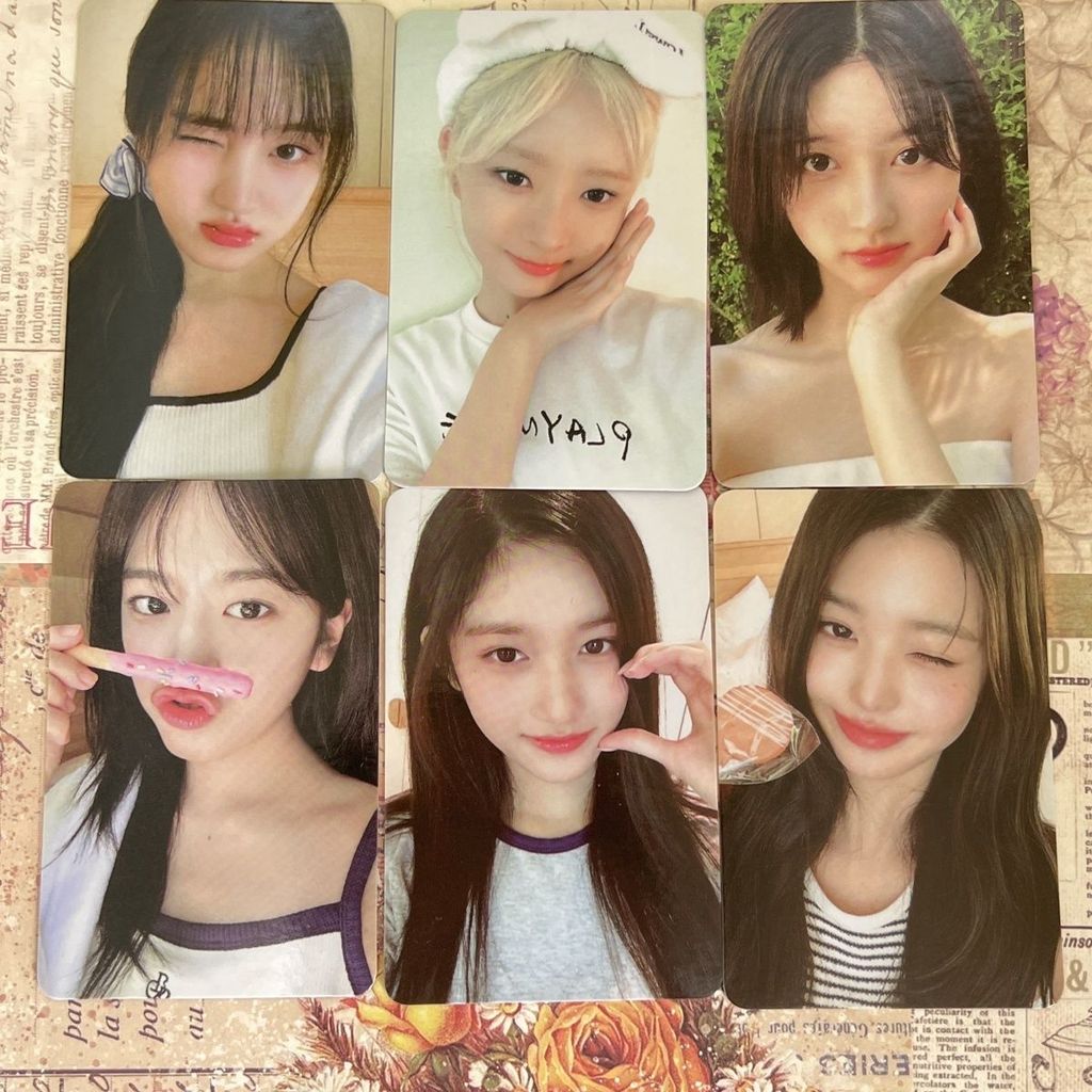 IVE mùa hè liz thẻ nhỏ An You Zhang Yuanying liz Li Rui thẻ nhỏ mùa hè