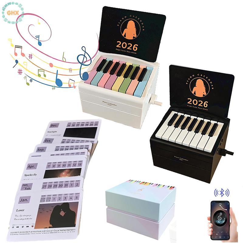 Lịch Đàn Piano GHX 2026 Lịch Để Bàn Đàn Piano Có Thể Chơi Được, Lịch Đàn Piano Mini Swift Với 52 Tuầ