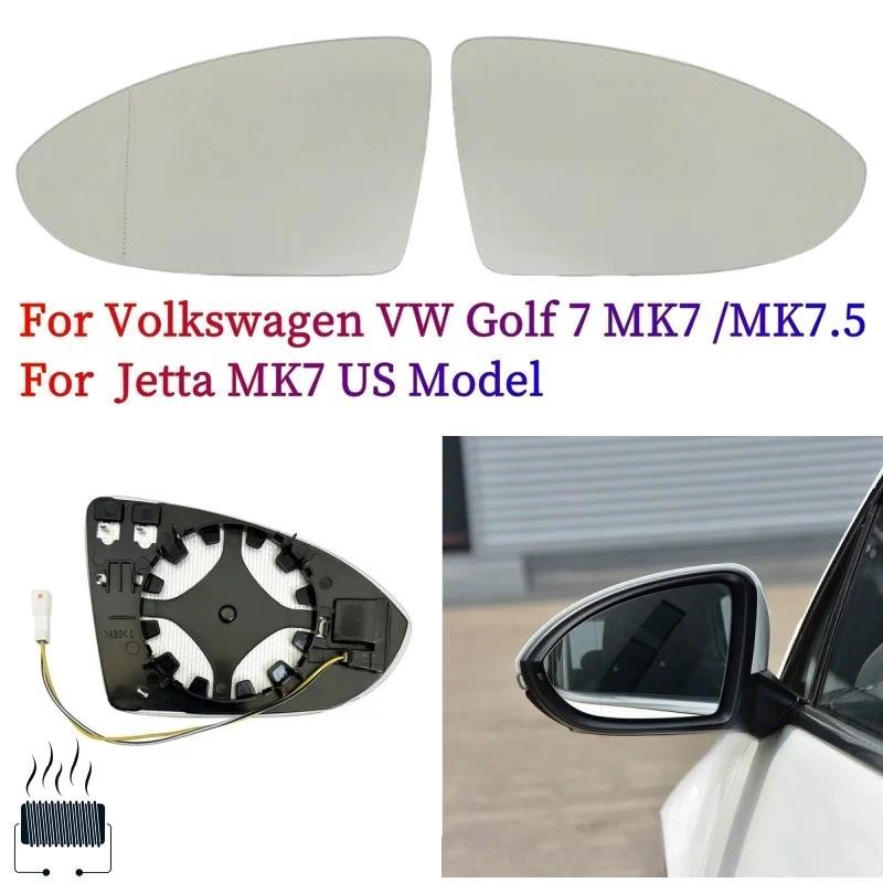 Mặt Trái Hoặc Phải Làm Nóng Cánh Gương Kính Cho Volkswagen VW Golf 7 MK7 / MK7.5 Jetta MK7 Mẫu Hoa K