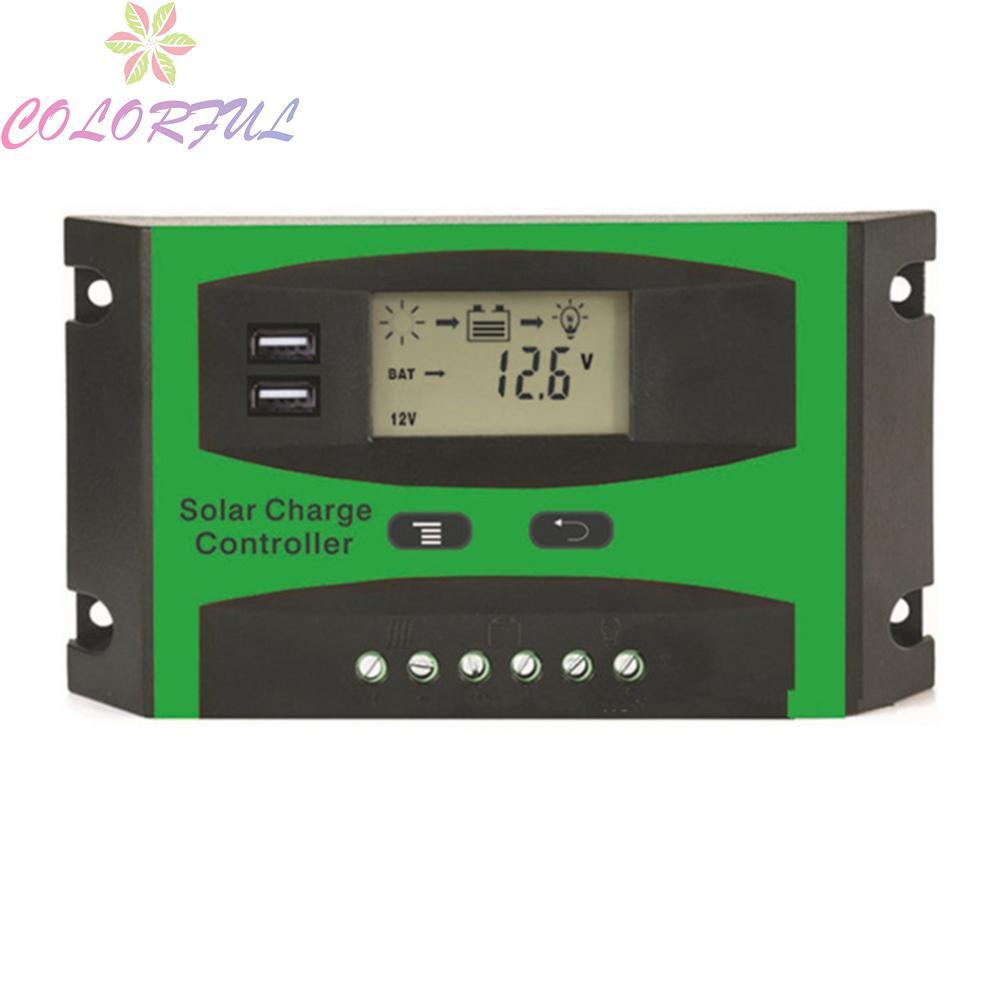 Solar Charger Auto Black Green Charge Controller MPPT Solar Panel 12V/24V