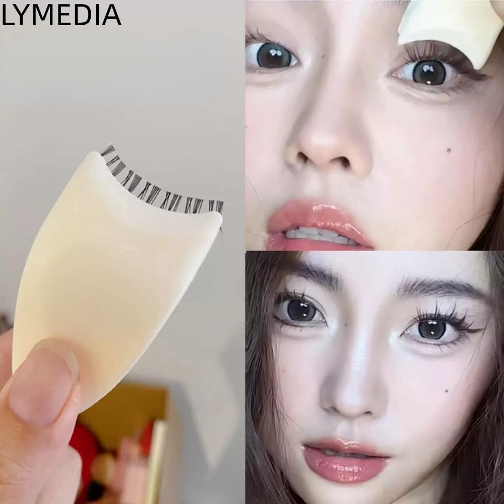LYMEDIA Trợ lý lông mi giả, Nhíp mi Dụng cụ bôi lông mi giả tiện lợi, để đeo mi Hỗ trợ dán Nhíp lông