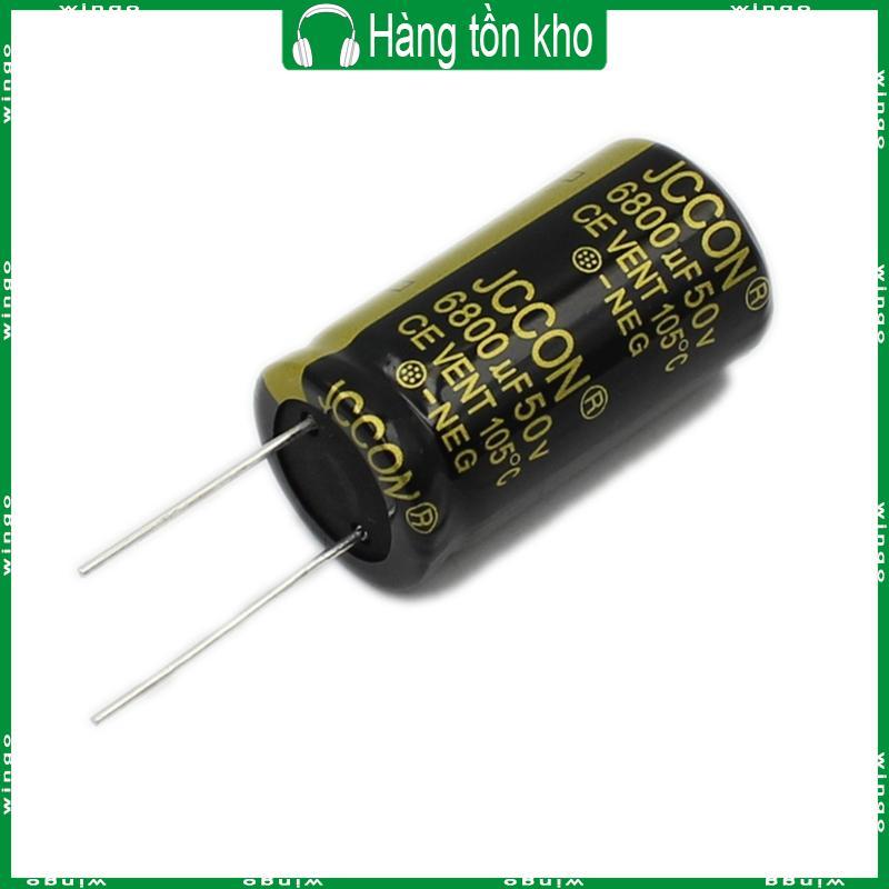 WIN 50V 6800UF Tụ điện 22x40mm 0 86x1 57in Tần Số Nhôm Điện Phân Tụ Điện Cho TV Màn Hình LCD Trò Chơ