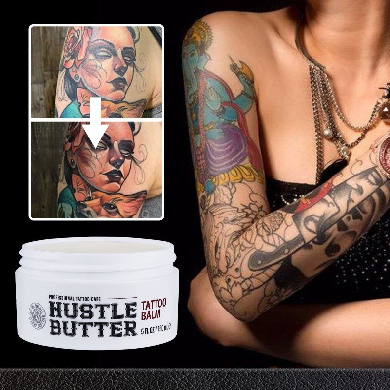 Preferred in-stock items#Hustle Butter Deluxe Tattoo Balm Tattoo Care Cream Moisturizes, enhances co