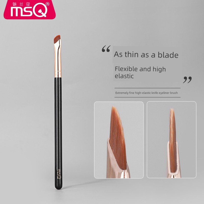 vẽ bọng mắt 2 đầu vẽ bọng mắt MSQ / MSQ Sickle Eyeliner Brush Blade Brush Chi tiết Brush Bevel Eyebr