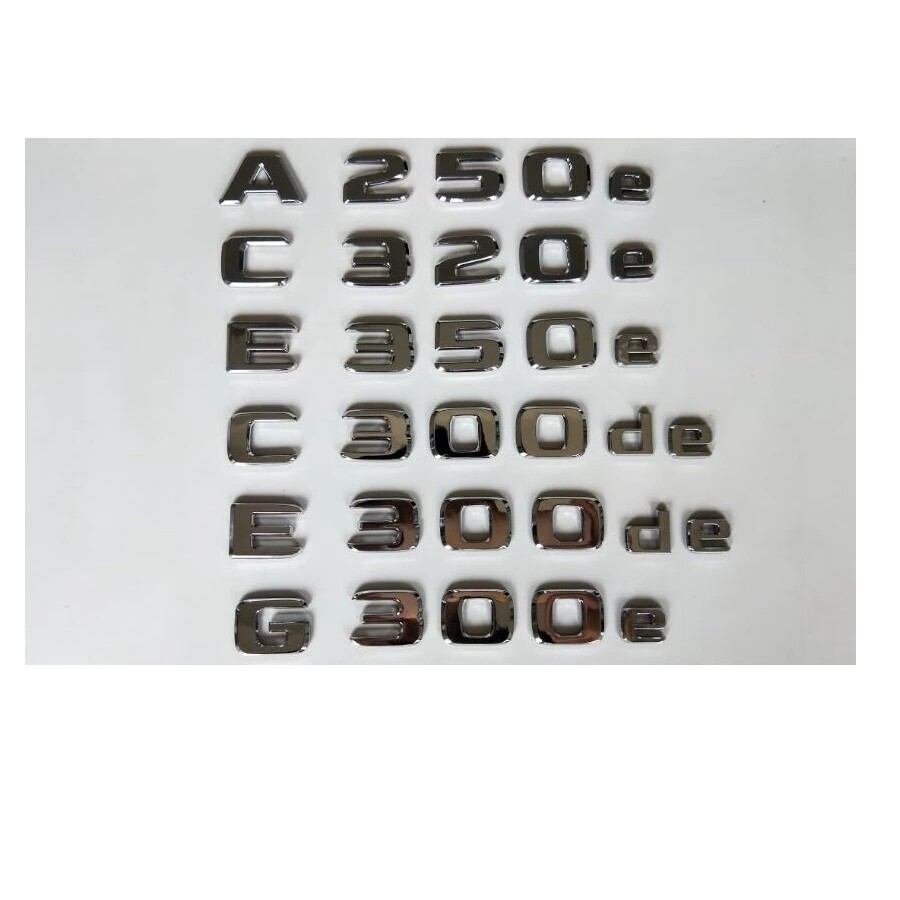 Nhãn dán chữ cái mới logo cốp sau cho biểu tượng Mercedes benz C200d C220d CLA200d CLS300d GLC200d G