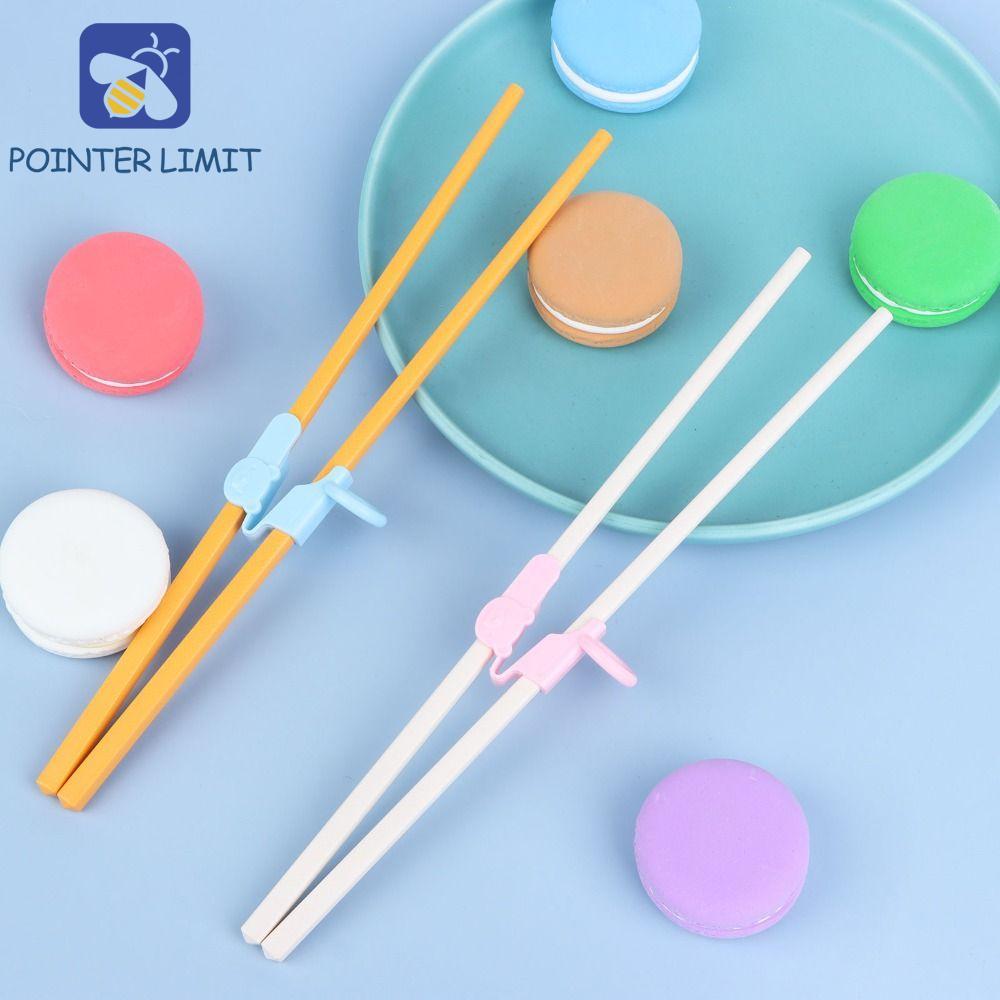 POINTER LIMIT 3 Cái / gói Đầu Nối Đũa Huấn Luyện, Gấu Silicon Đũa Huấn Luyện Trẻ Em, Đũa Corrector F